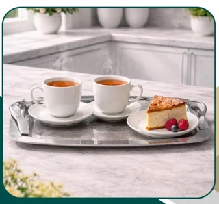 سینی استیل دسته زاماک منتیا مدل-1514