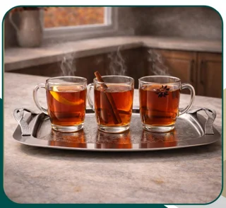 سینی استیل دسته زاماک منتیا مدل-1515